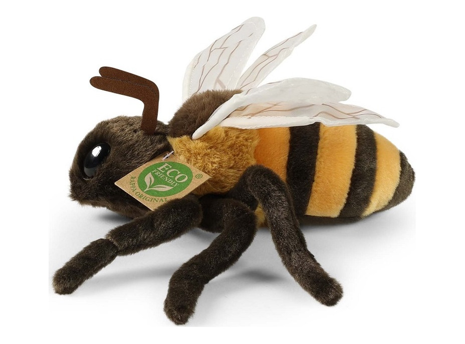 Rappa Plyšová včela 20 cm ECO-FRIENDLY