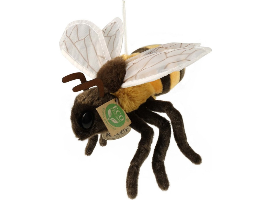 Rappa Plyšová včela 20 cm ECO-FRIENDLY