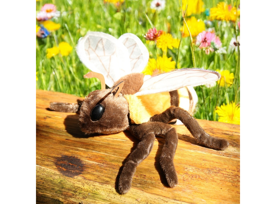 Rappa Plyšová včela 20 cm ECO-FRIENDLY
