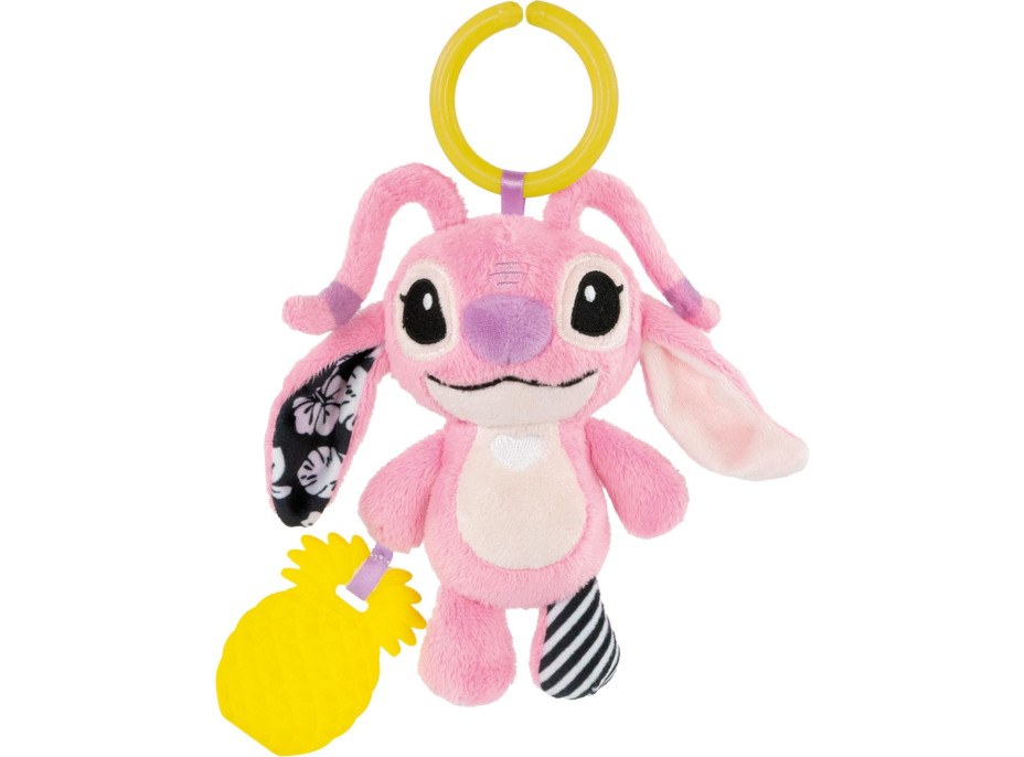 CLEMENTONI BABY Plyšové chrastítko Stitch: Angel