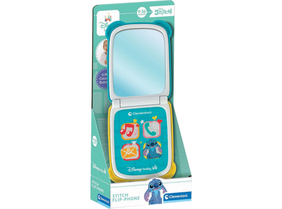 CLEMENTONI BABY Stitchův skládací Smartphone