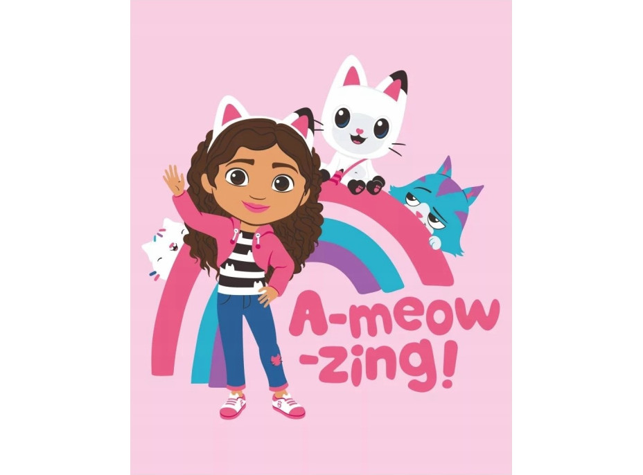 Dětská deka POLAR 100x140 cm - Gábinin kouzelný domek - A-meow-zing!