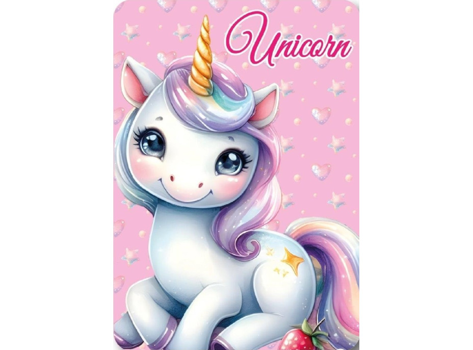Dětská deka POLAR 100x140 cm - Unicorn