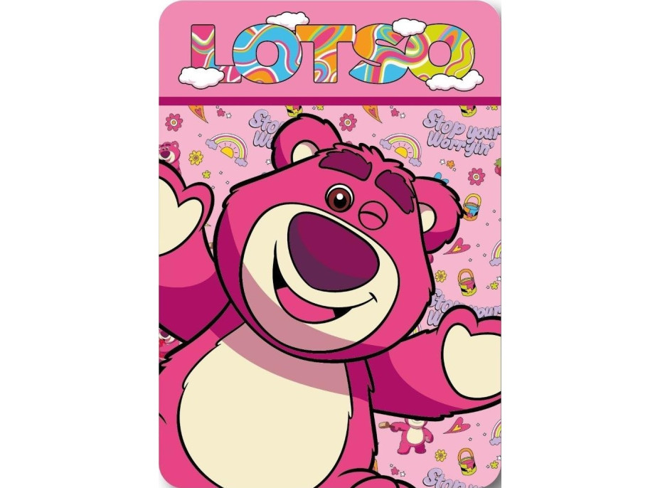 Dětská deka POLAR 100x140 cm - Lotso - růžová