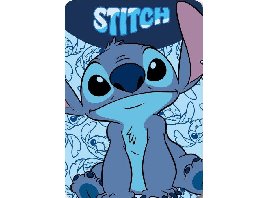 Dětská deka POLAR 100x140 cm - Stitch - modrá 2