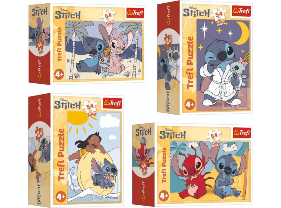 TREFL Displej Puzzle Lilo&Stitch 54 dílků (40 ks)