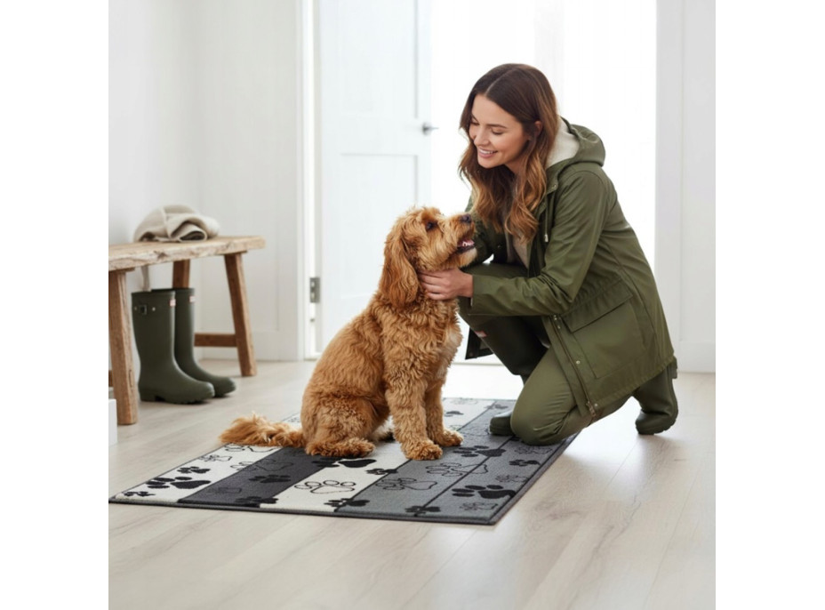 Koberec pro psy Paws & Chill 50x80 cm - šedý