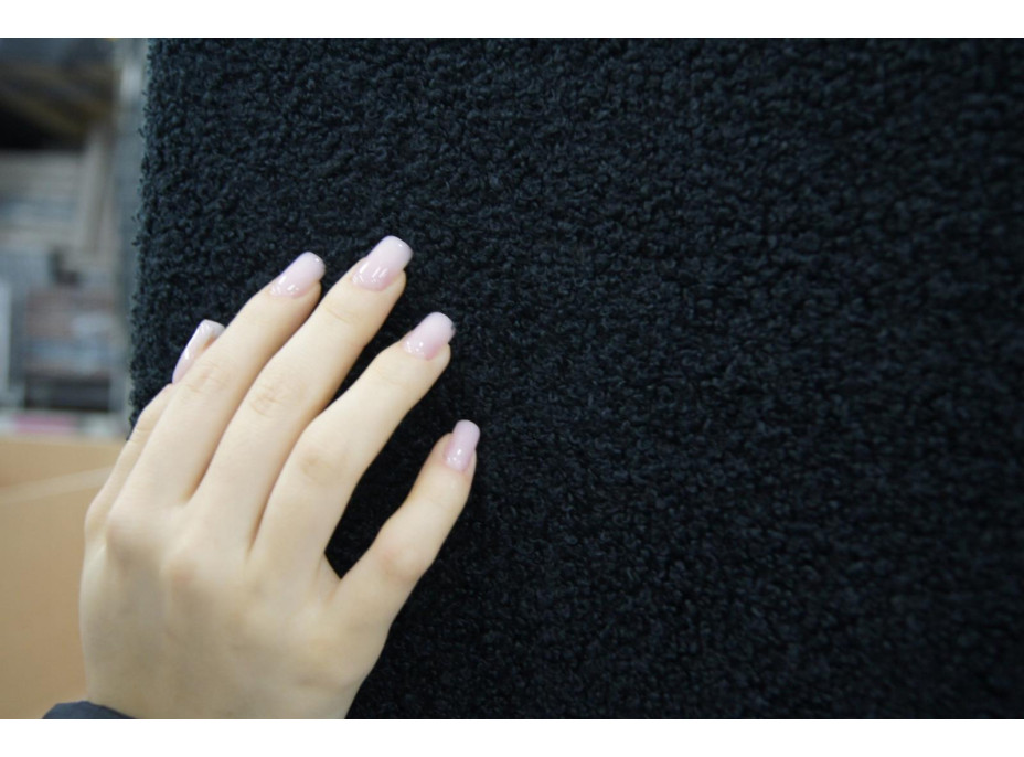 Pěnová pohovka BILL 200 - rozkládací - černá