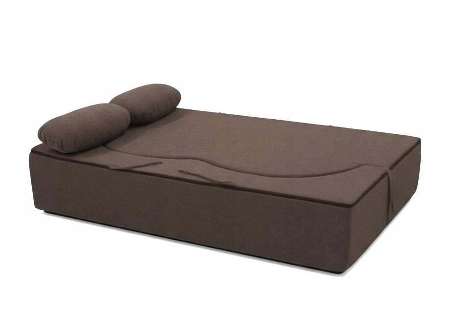 Pěnová pohovka BILL 200 - rozkládací - hnědá