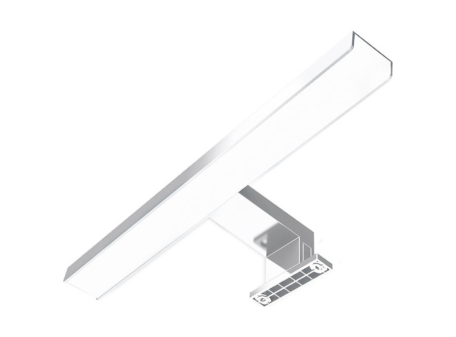 Solight LED koupelnové osvětlení nad zrcadlo 3v1, 7W, 455lm, 4000K, IP44, 40cm, chrom