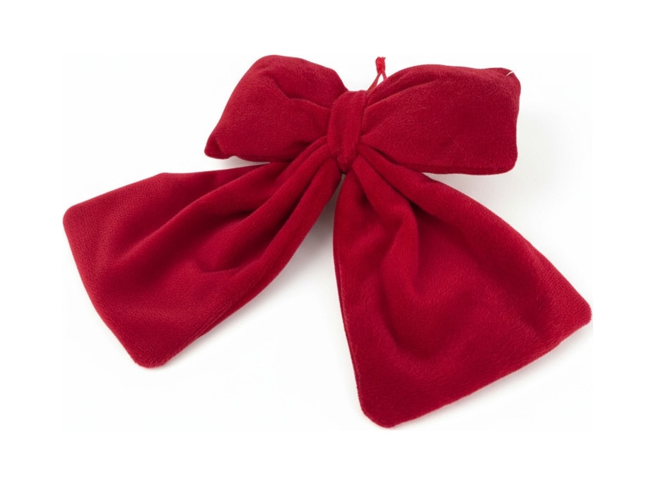 Dekorační mašle Rich Red Bow 14x12,5 cm - červená