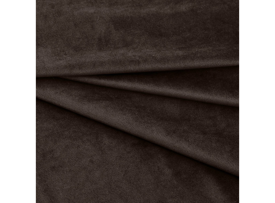 Ozdobná mašle DECO Velvet Glam Bow XXL 48x45x150 cm - hnědá