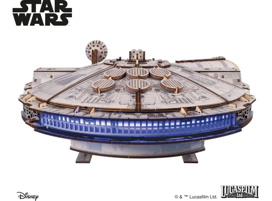 UGEARS 3D puzzle Star Wars: Millennium Falcon 1235 dílků