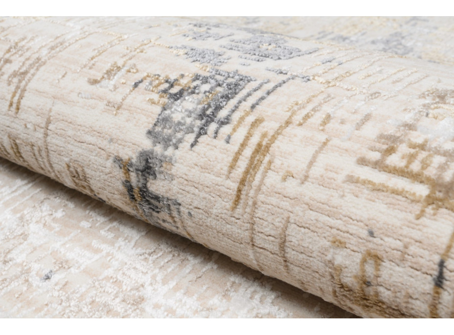 Kusový koberec HERA Modern - krémový/šedý