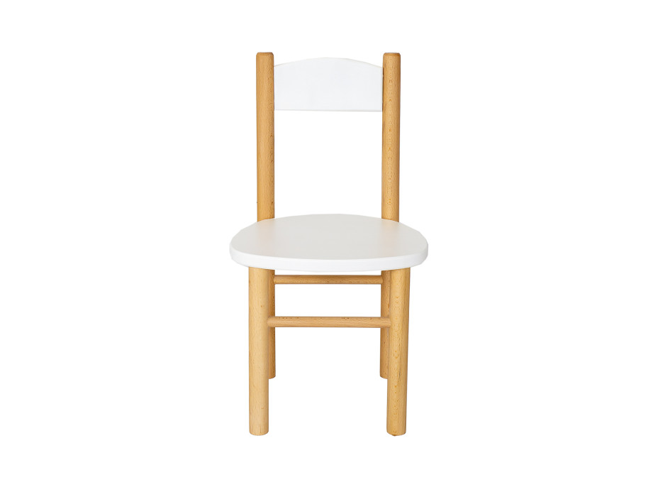 Dětská dřevěná židlička z masivu - barevná