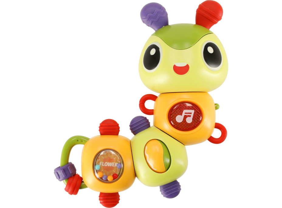 Elektronická hudební hračka - Housenka