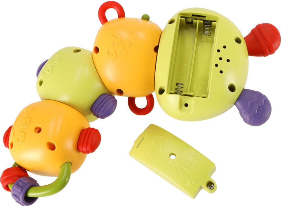 Elektronická hudební hračka - Housenka