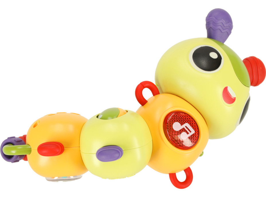 Elektronická hudební hračka - Housenka