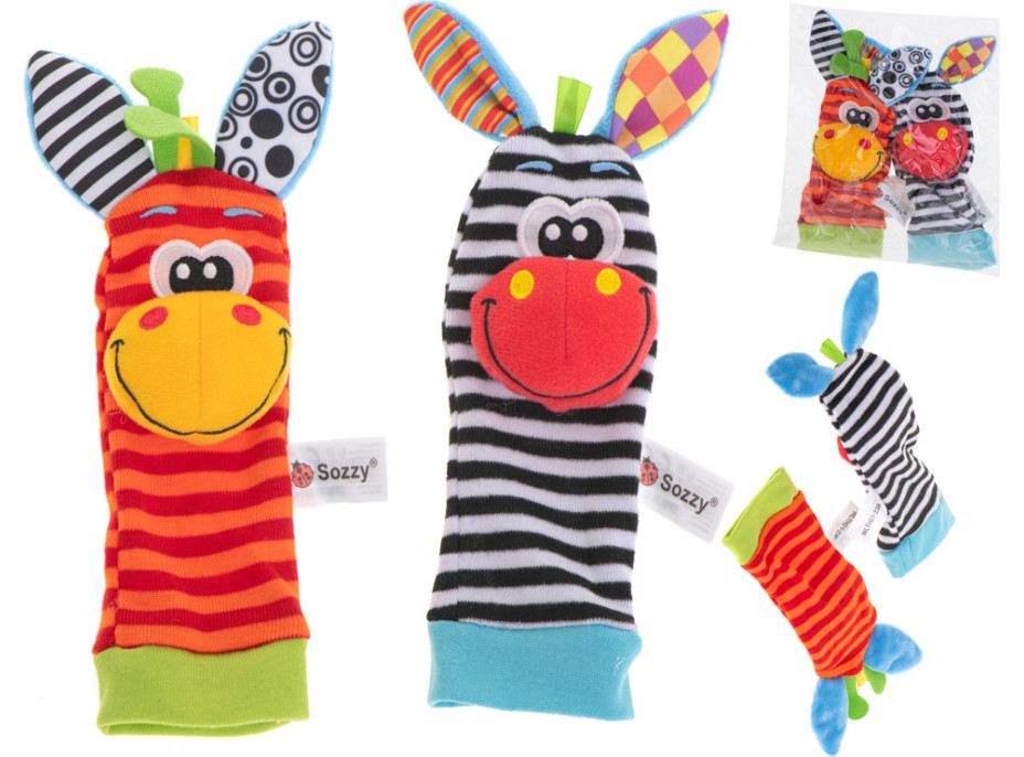 Chrastítko na nohy 2ks.