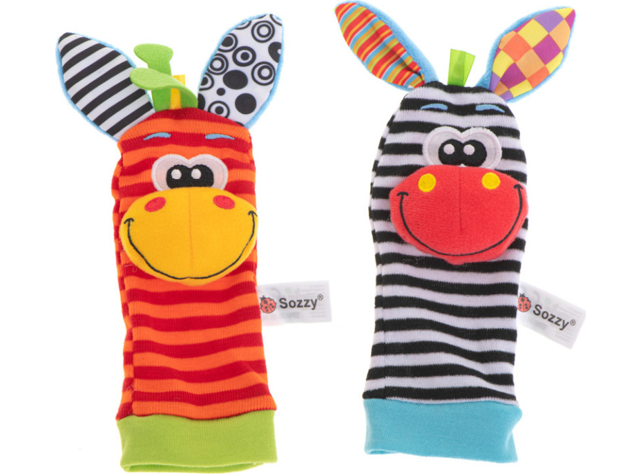 Chrastítko na nohy 2ks.