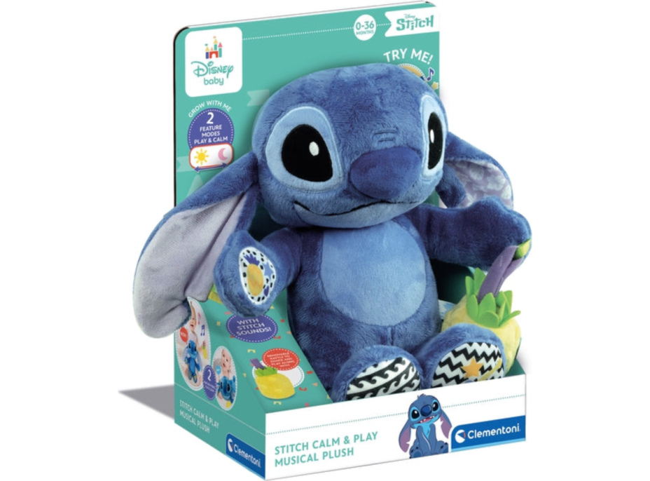 CLEMENTONI BABY Disney Plyšový Stitch