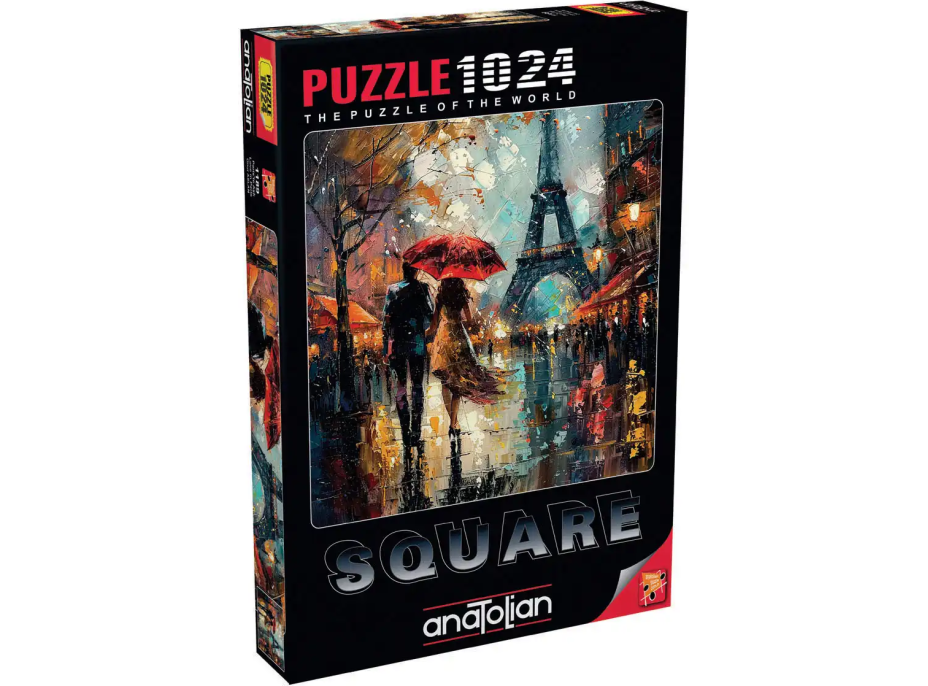 ANATOLIAN Čtvercové puzzle Láska v Paříži 1024 dílků