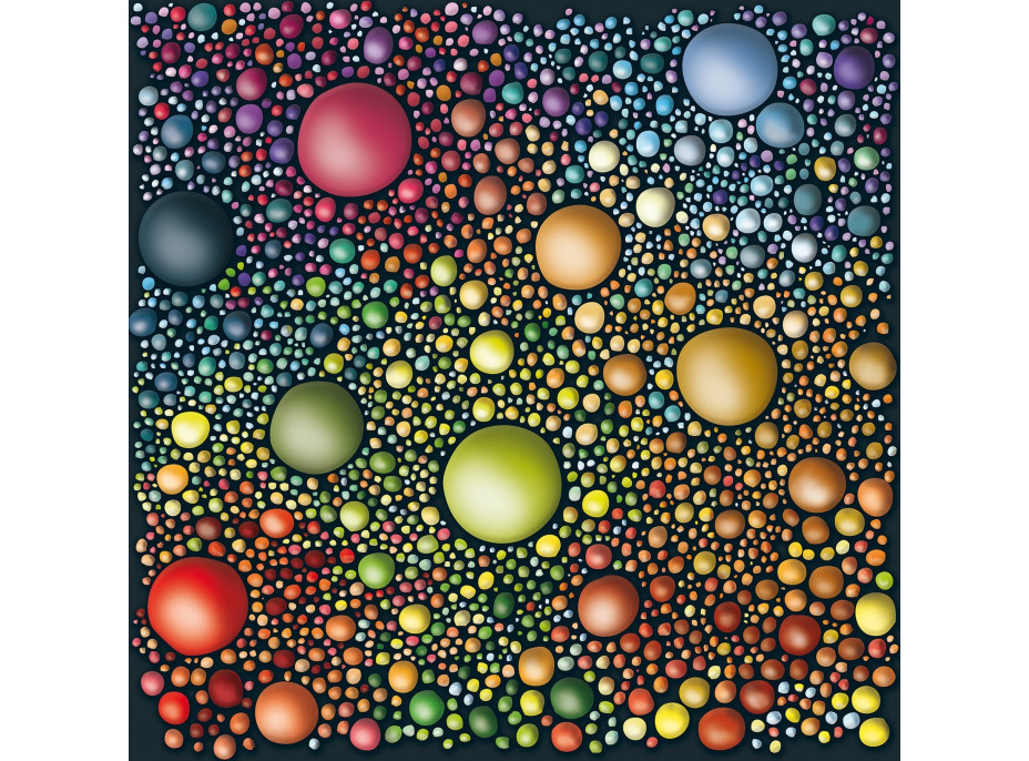 CURIOSI Čtvercové puzzle Palapeli: Zlatý prach 249 dílků