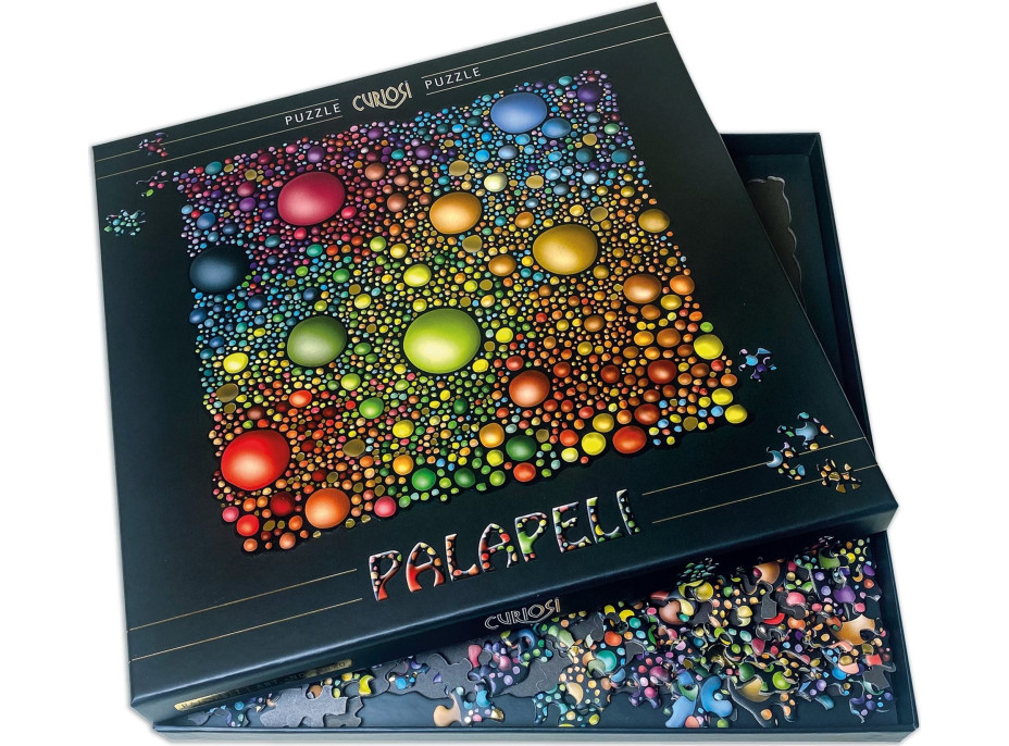 CURIOSI Čtvercové puzzle Palapeli: Zlatý prach 249 dílků