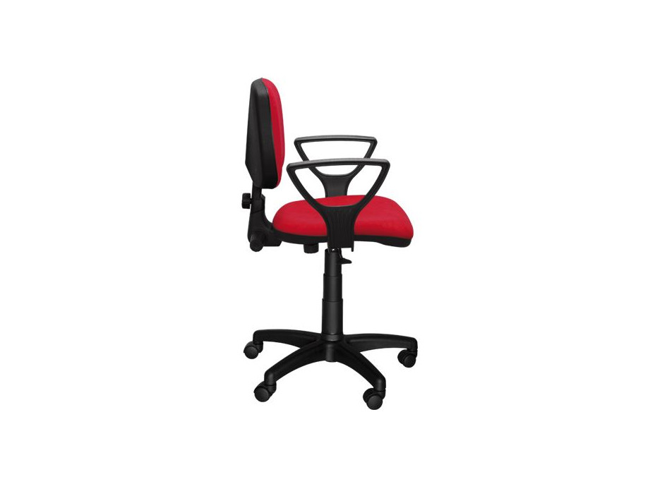 Dětská otočná židle BECKY - tmavě šedá, SUEDINE 36