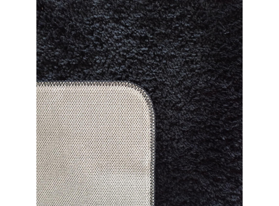 Moderní koberec SHAGGY CAMIL - černý, 200x290 cm