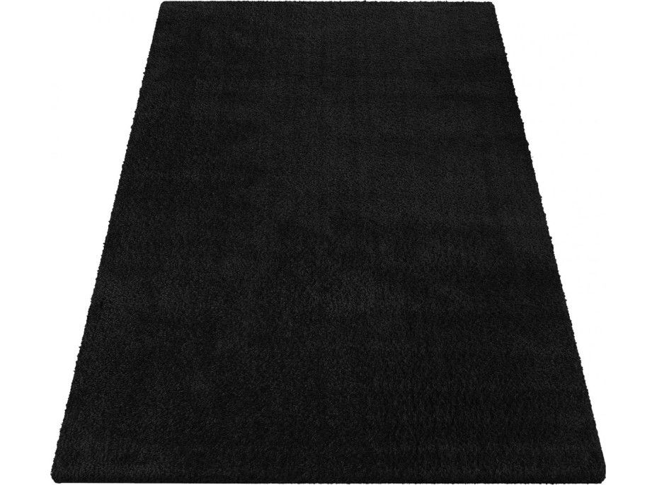Moderní koberec SHAGGY CAMIL - černý, 200x290 cm