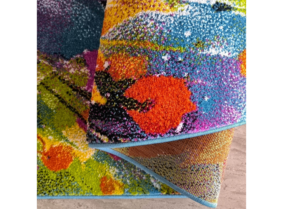 Kusový koberec PICASSO Flowers - vícebarevný