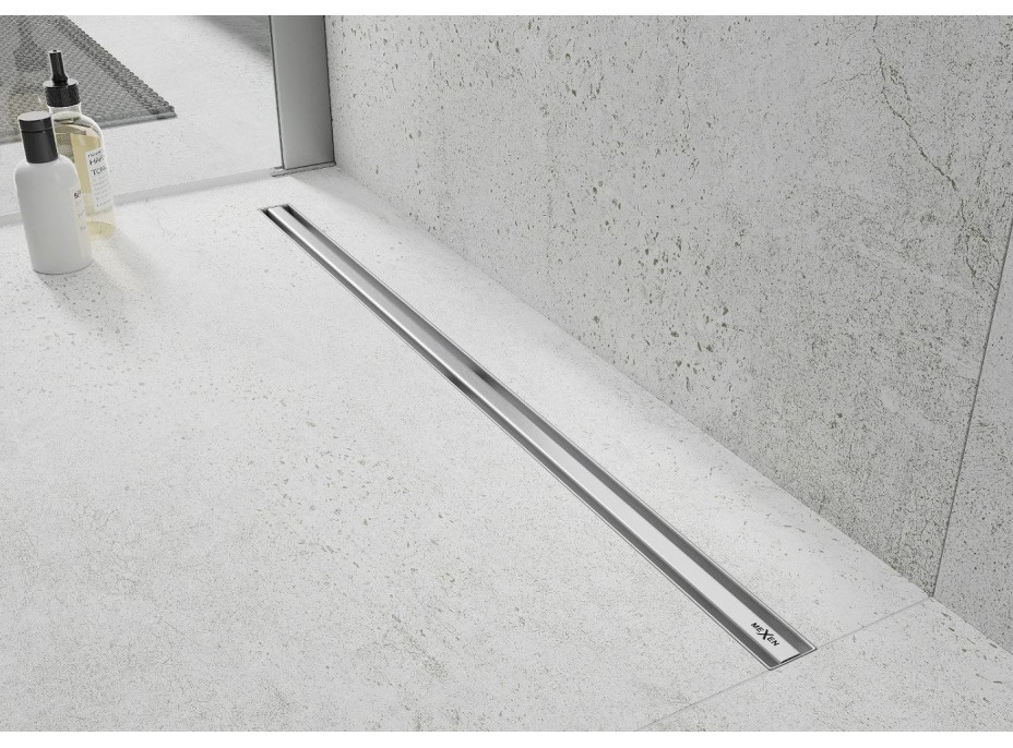 Sprchový žlab MAXMAX Mexen FLAT 360 SLIM, 1041140, 140 cm