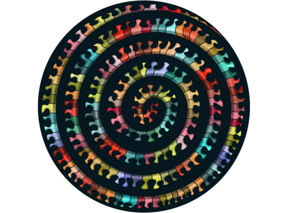 CURIOSI Oboustranné dřevěné puzzle Double: Stonožka 324 dílků