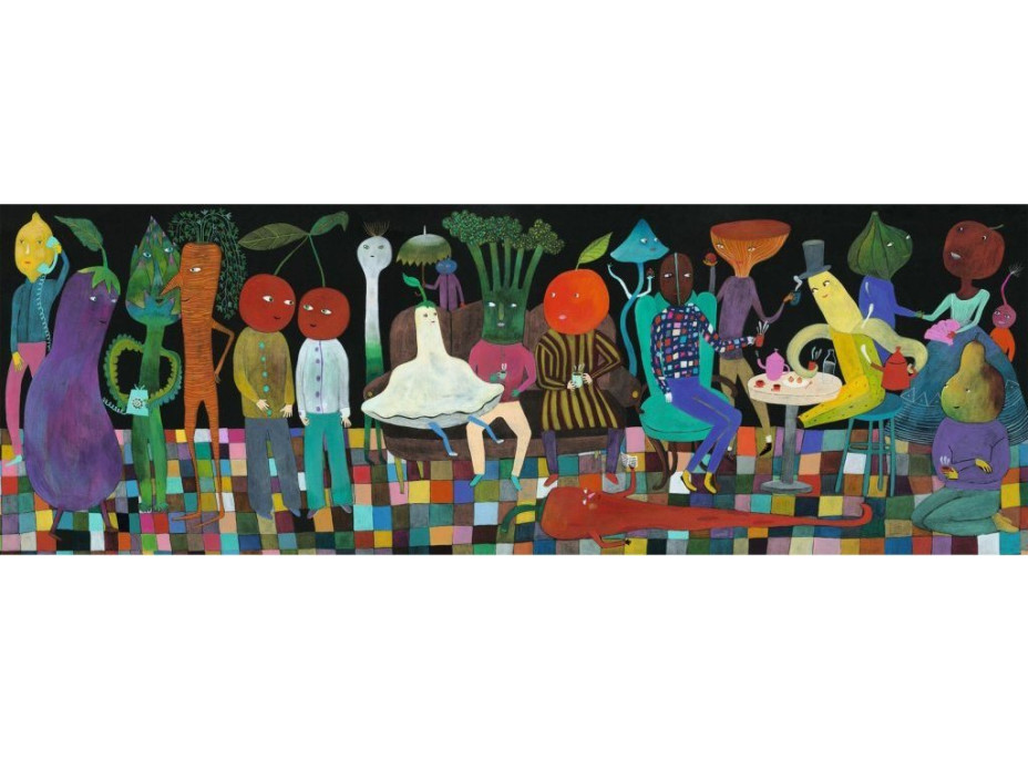 DJECO Panoramatické puzzle Caponata 350 dílků