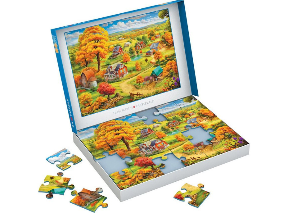 EUROGRAPHICS Puzzle Connecting Pieces: Pokojný život 24 dílků
