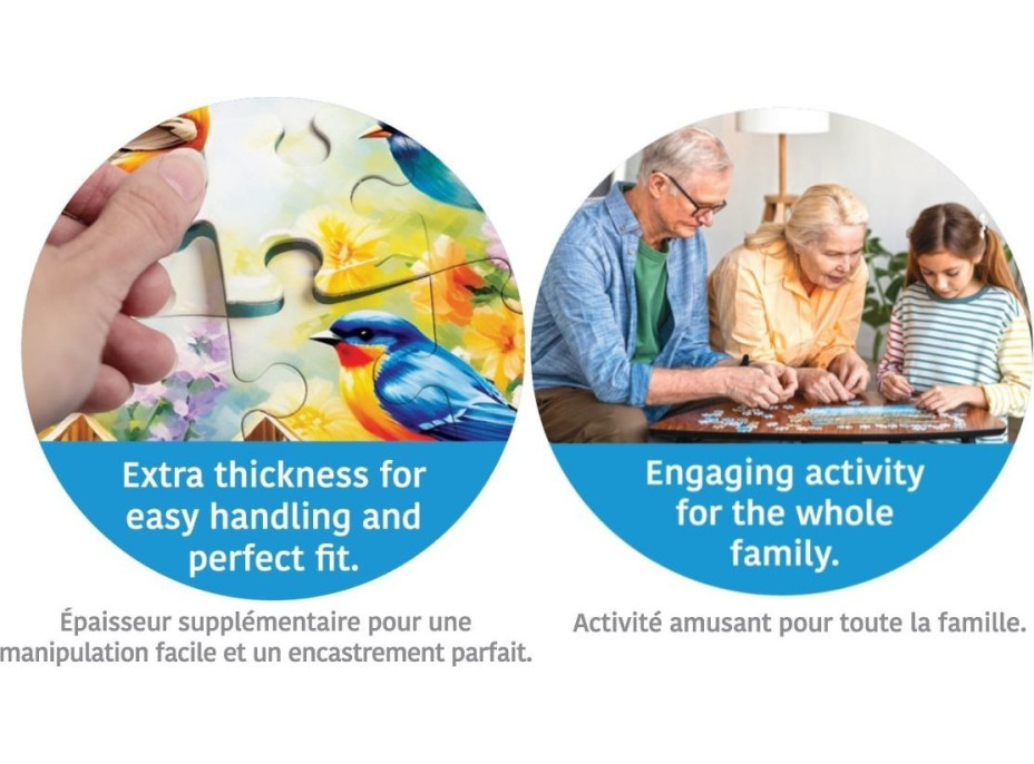 EUROGRAPHICS Puzzle Connecting Pieces: Pokojný život 24 dílků