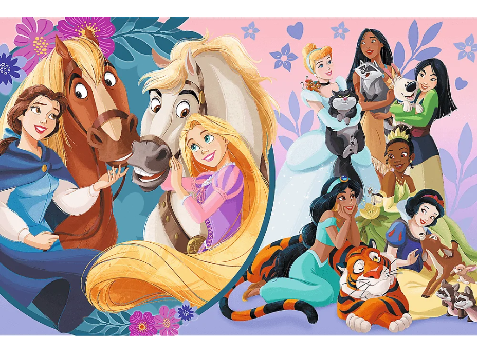 TREFL Puzzle Disney Princezny: Úsměv přátelství MAXI 24 dílků