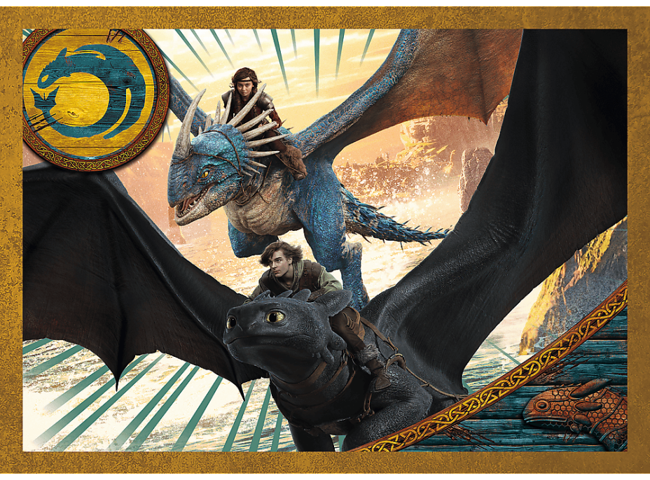 TREFL Puzzle Jak vycvičit draka: Dračí dny 4v1 (35,48,54,70 dílků)