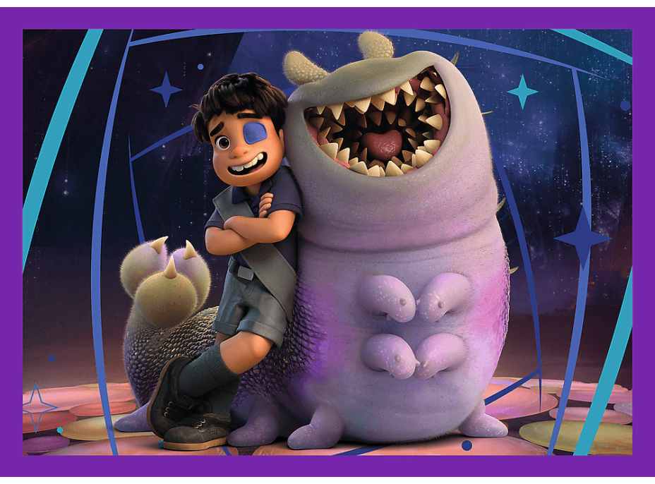 TREFL Puzzle Elio mimozemské mise 4v1 (35,48,54,70 dílků)