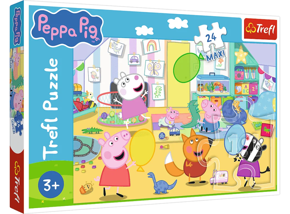 TREFL Puzzle Krásná Peppa MAXI 24 dílků