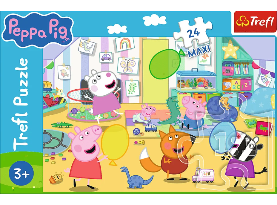 TREFL Puzzle Krásná Peppa MAXI 24 dílků