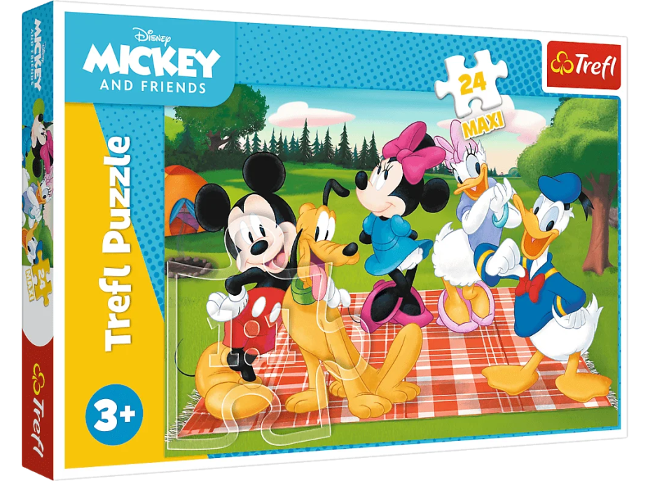 TREFL Puzzle Mickey Mouse: Oblíbený Mickey MAXI 24 dílků