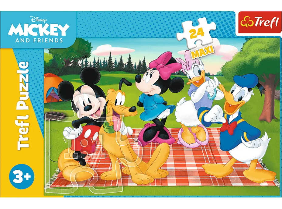 TREFL Puzzle Mickey Mouse: Oblíbený Mickey MAXI 24 dílků