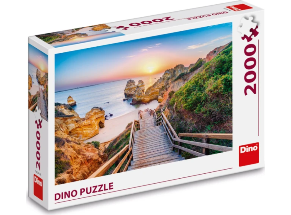 DINO Puzzle Pláž Camilo 2000 dílků