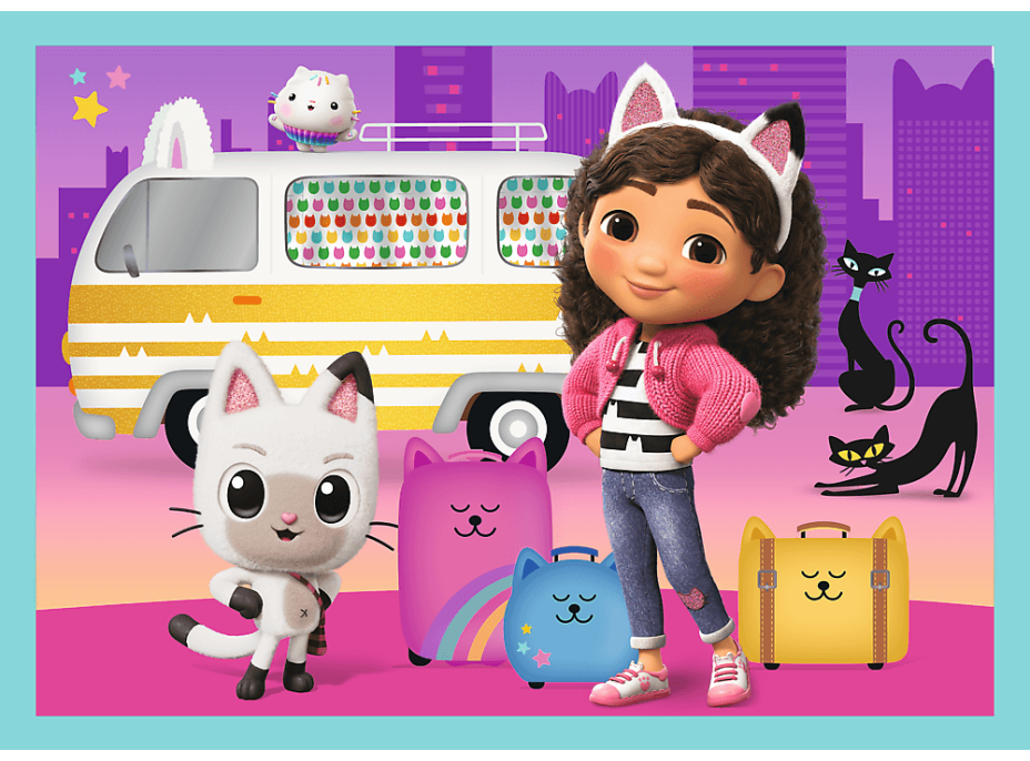 TREFL Puzzle Gábinin kouzelný domek: Velká dobrodružství 4v1 (35,48,54,70 dílků)