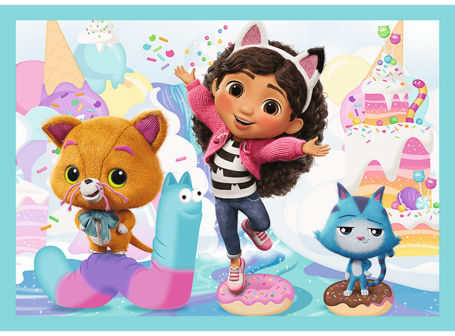 TREFL Puzzle Gábinin kouzelný domek: Velká dobrodružství 4v1 (35,48,54,70 dílků)