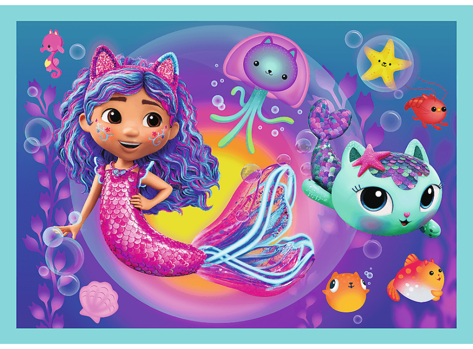 TREFL Puzzle Gábinin kouzelný domek: Velká dobrodružství 4v1 (35,48,54,70 dílků)