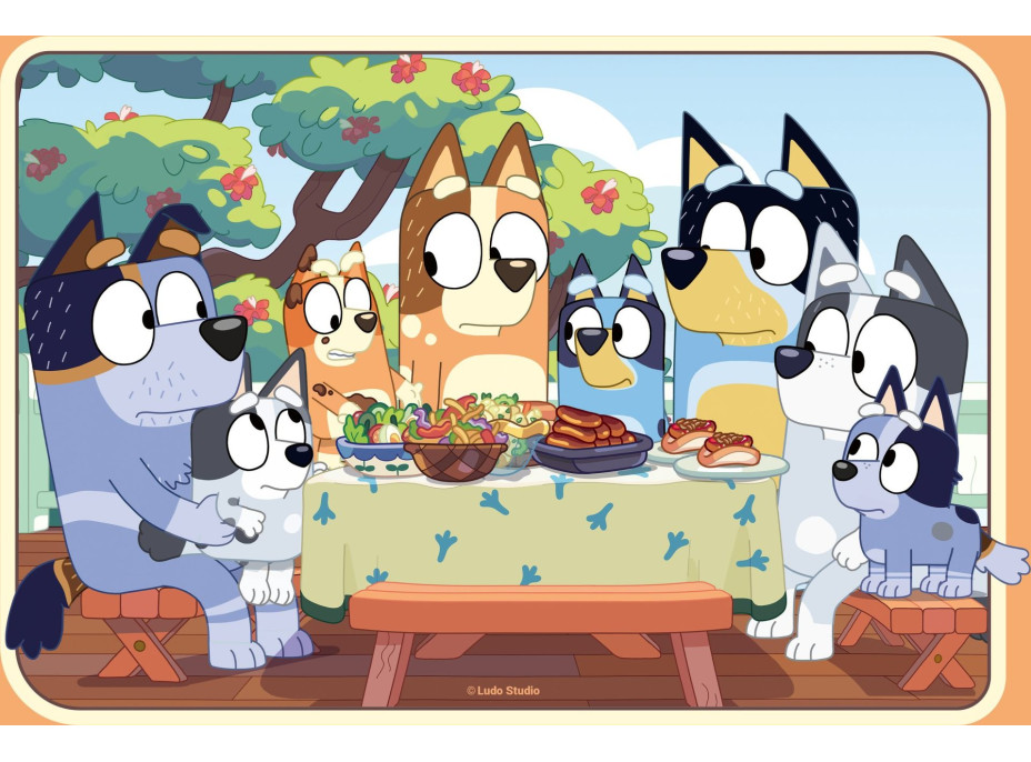 RAVENSBURGER Puzzle Bluey 2x24 dílků