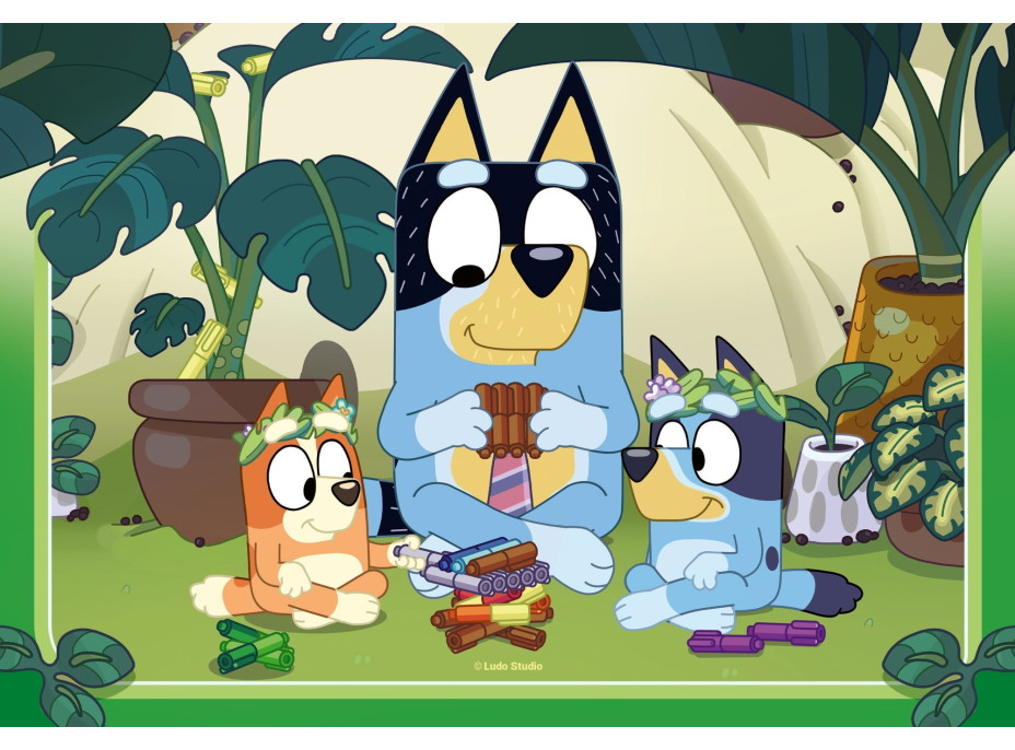 RAVENSBURGER Puzzle Bluey 2x24 dílků